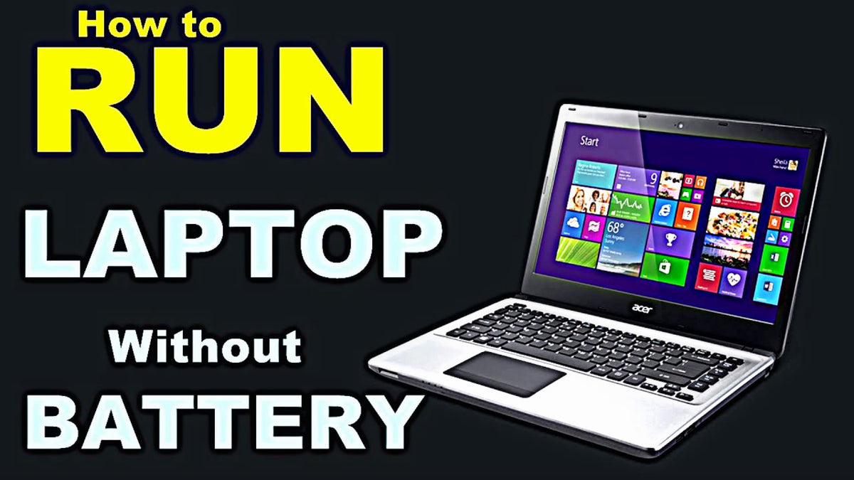 Can I Run My Laptop Without the Battery? Pros and Cons