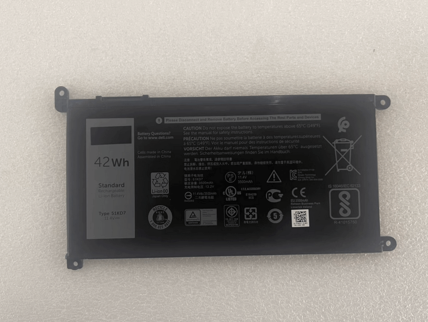 Dell 51KD7 FY8XM Y07HK 051KD7 Chromebook 11 3181 2-in-1 3189 3180 Battery