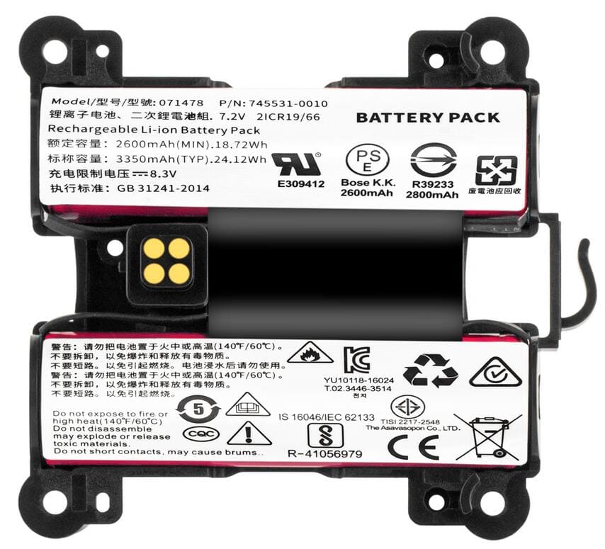 745531-0010 Battery Bose SoundLink Revolve Plus + 2 Plus 2 071478 078068 071475
