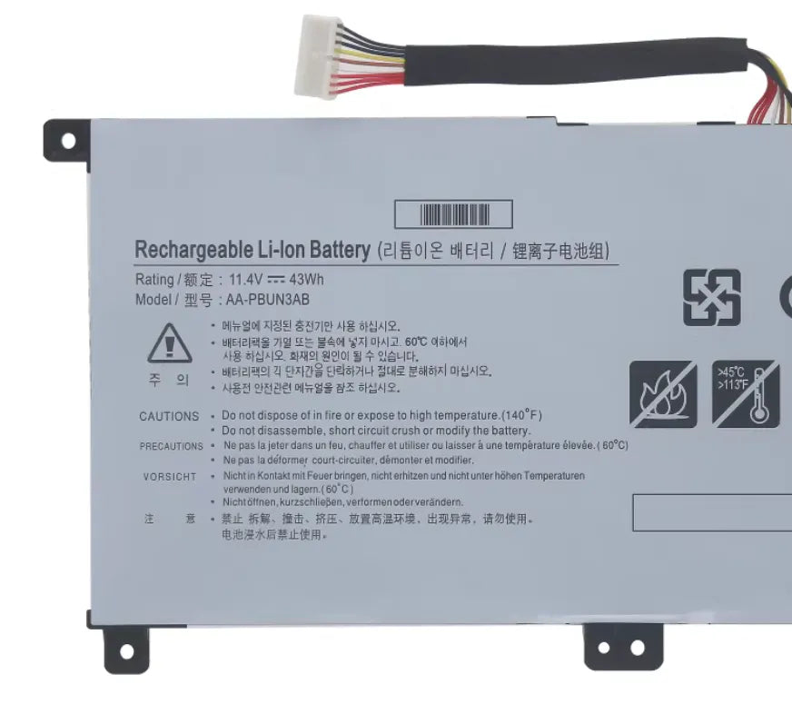 Replacement Samsung AA-PBUN3AB NP350XAA 8500GM NP740U5M Laptop Battery
