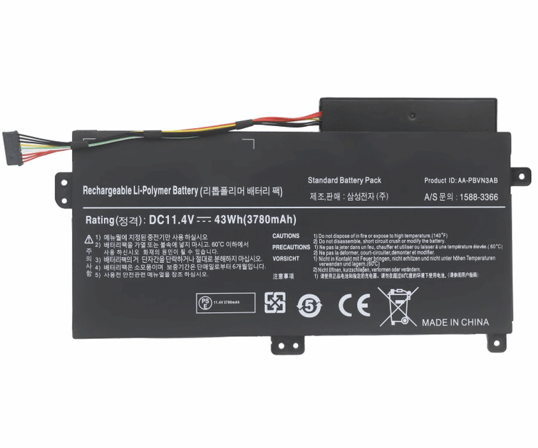 AA-PBVN3AB Battery For Samsung ATIV Book 4 450R5V, ATIV Book 4 450R4V