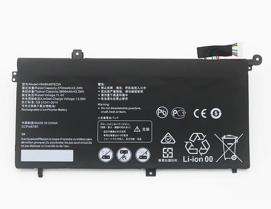 HB46K497ECW Laptop Battery for HuaWei MRC-W50 W60 W70 W00 WX0 PL-W19