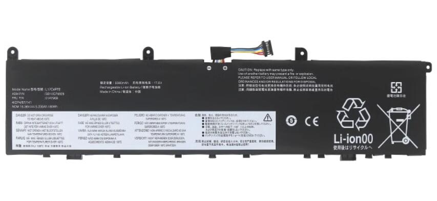Lenovo L17C4P72 L17L4P72 L17M4P72 Extrene Gen 1/2 ThinkPad X1 P1 Battery