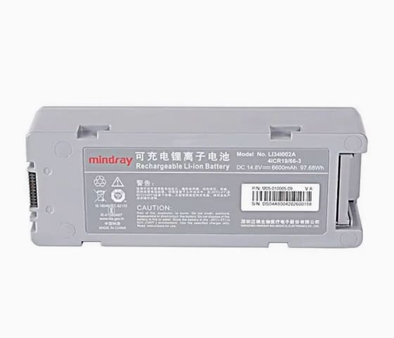 Battery for Mindray D6/D5 defibrillator LI34I002A LI24I004A LI34I001A and Z5 ultrasound