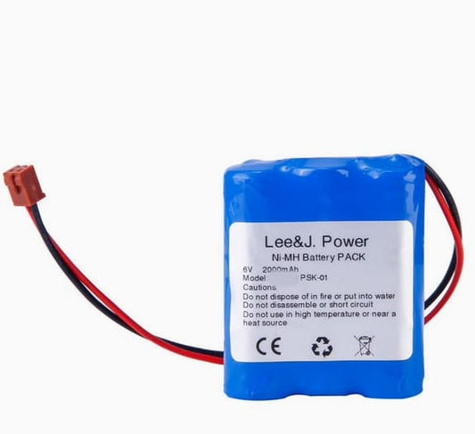 Replacement Nikkiso PSK-01 6V 2000mAh Injection Pump Battery