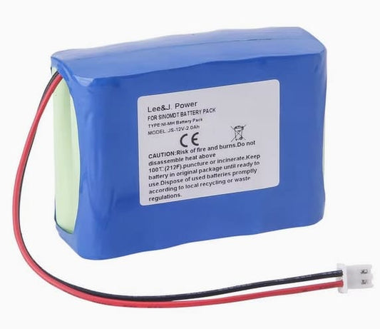 JS-12V-2.0Ah Battery for SINO SN-50F6 SN-50C6 SN-1500H infusion pump