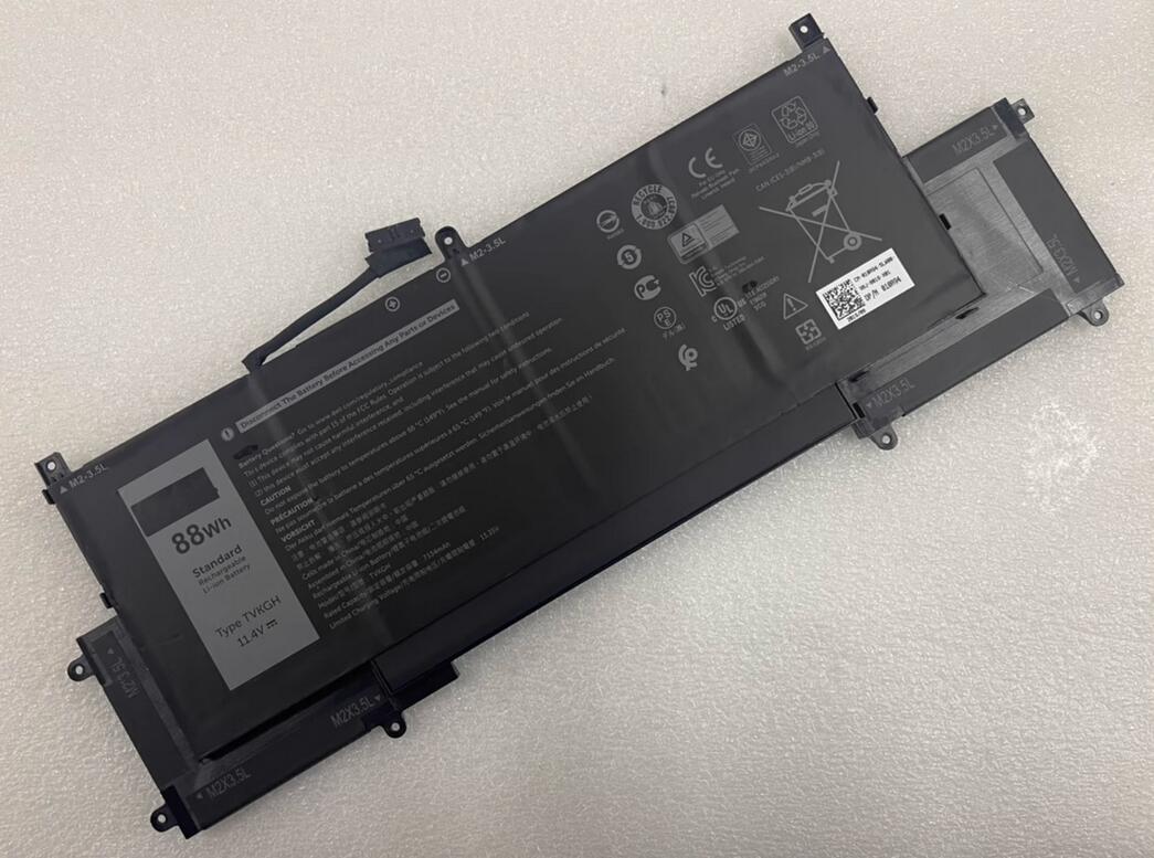 TVKGH Dell Latitude 9510 9520 2-in-1 5D0YR 89GNG 用交換バッテリー