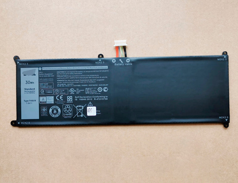 Dell Latitude 12 7275 E7275 9250 用 7VKV9 交換用バッテリー
