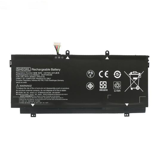 SH03XL 電池適用於 Hp Spectre X360 13-W006NF HSTNN-LB7L
