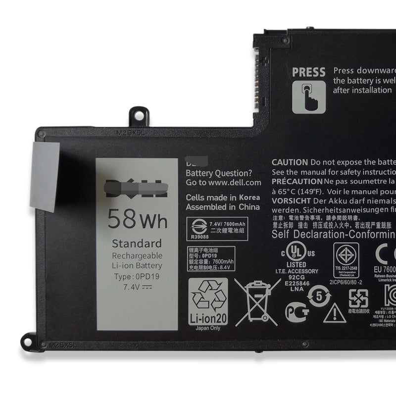 TRHFF Battery For Dell Latitude 14 3450 3550 5542 0PD19 OPD19
