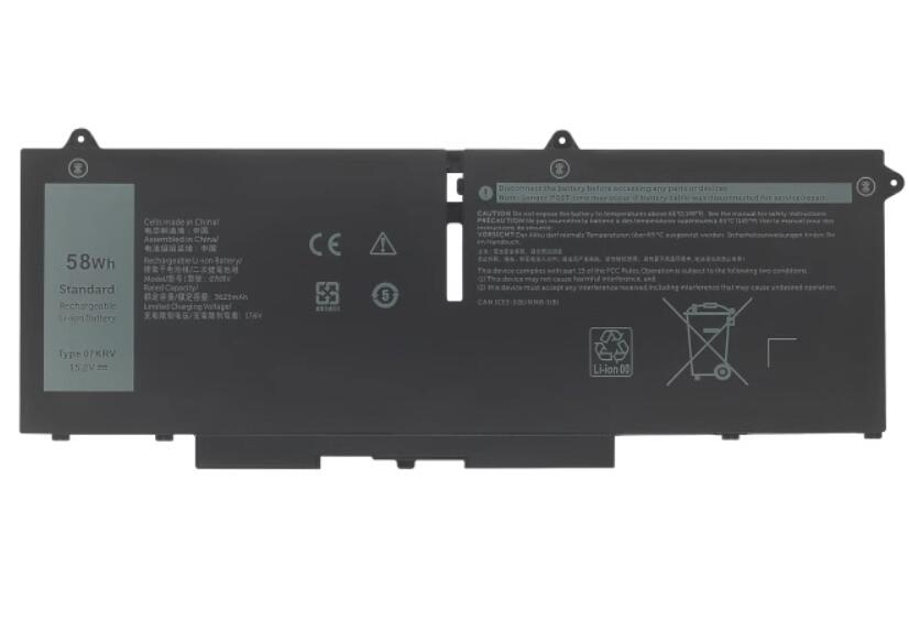 更換戴爾 H4PVC 07KRV Latitude 14 7430 D1GX0 Latitude 15 7530 112CM 電池