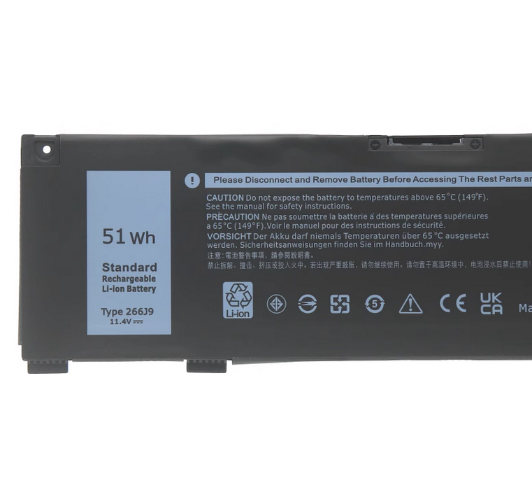 266J9 Battery For Dell Ins 15PR-1748BR G3 15 3590 G3 3590 MV07R