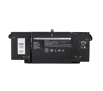 Replacement Dell 7FMXV Latitude 7520 1WR9K Latitude 7320 78N1W 71Wh Battery