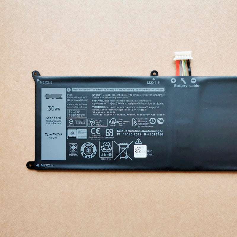 7VKV9 Repacement Battery For Dell Latitude 12 7275 E7275 9250