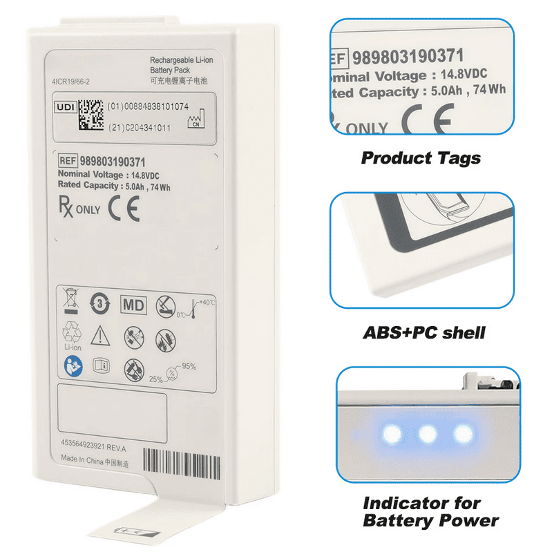 Philips Efficia DFM100 989803190371 モニター DFM-100 除細動器バッテリー