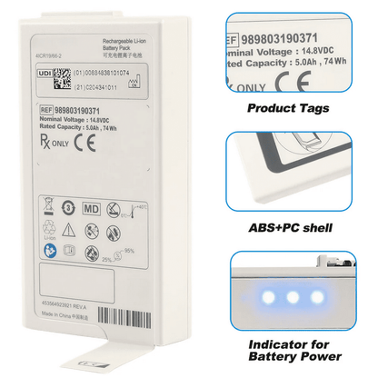 Philips Efficia DFM100 989803190371 モニター DFM-100 除細動器バッテリー