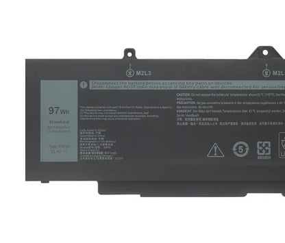 9JRV0 Replacement Battery for Dell Precision 15 3561 Alienware M18 R1/ m17 R5