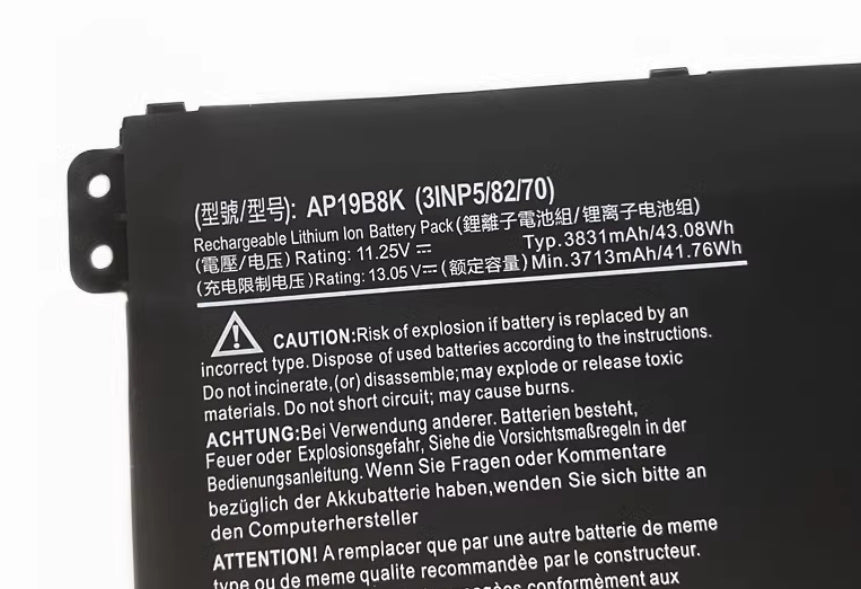 AP19B8K Acer Aspire 3 A314-22-R1KF R1N9 R1NC R1V3 用交換バッテリー