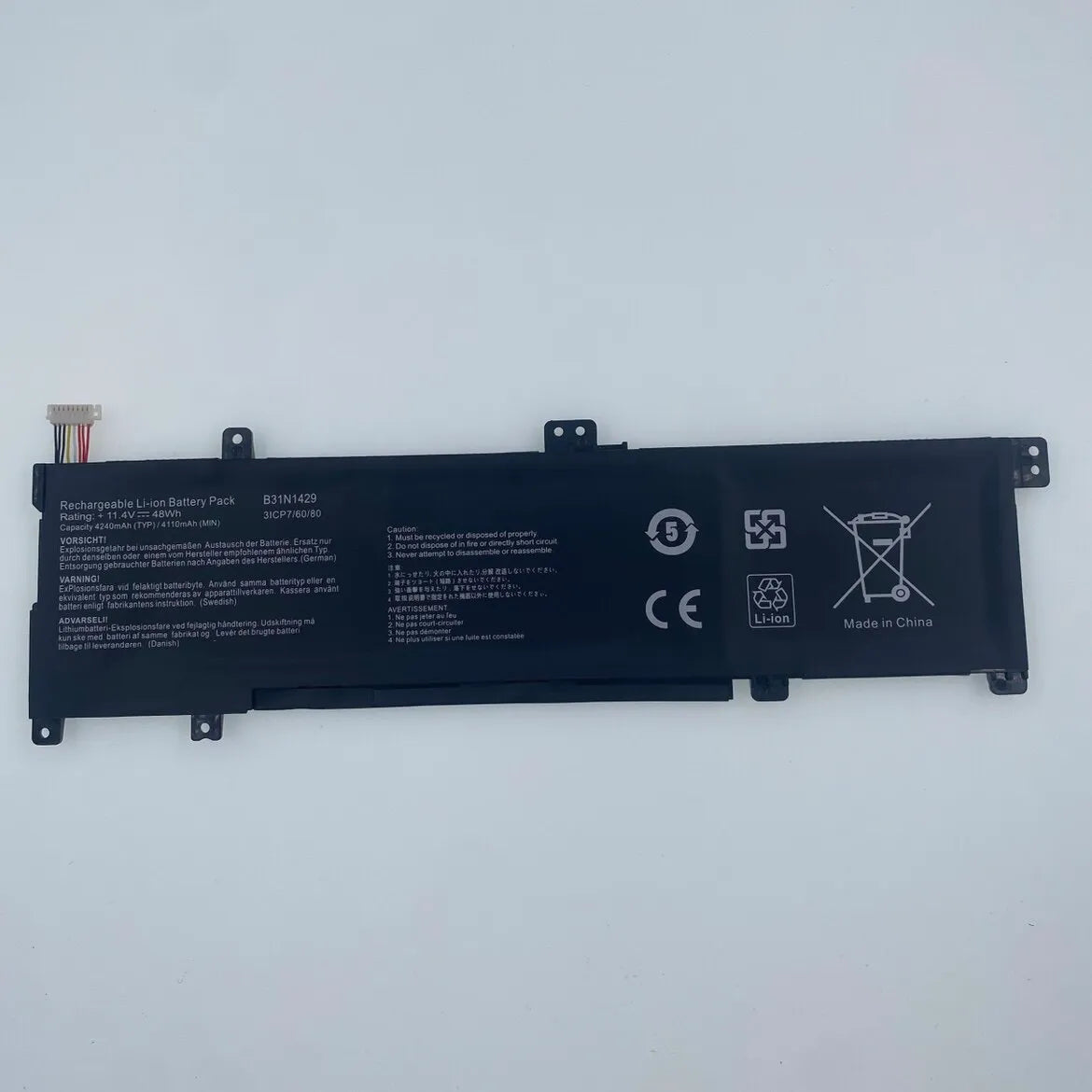 Asus VivoBook K501UW A501L/LX/LB K501U V505L B31N1429 Replacement Battery