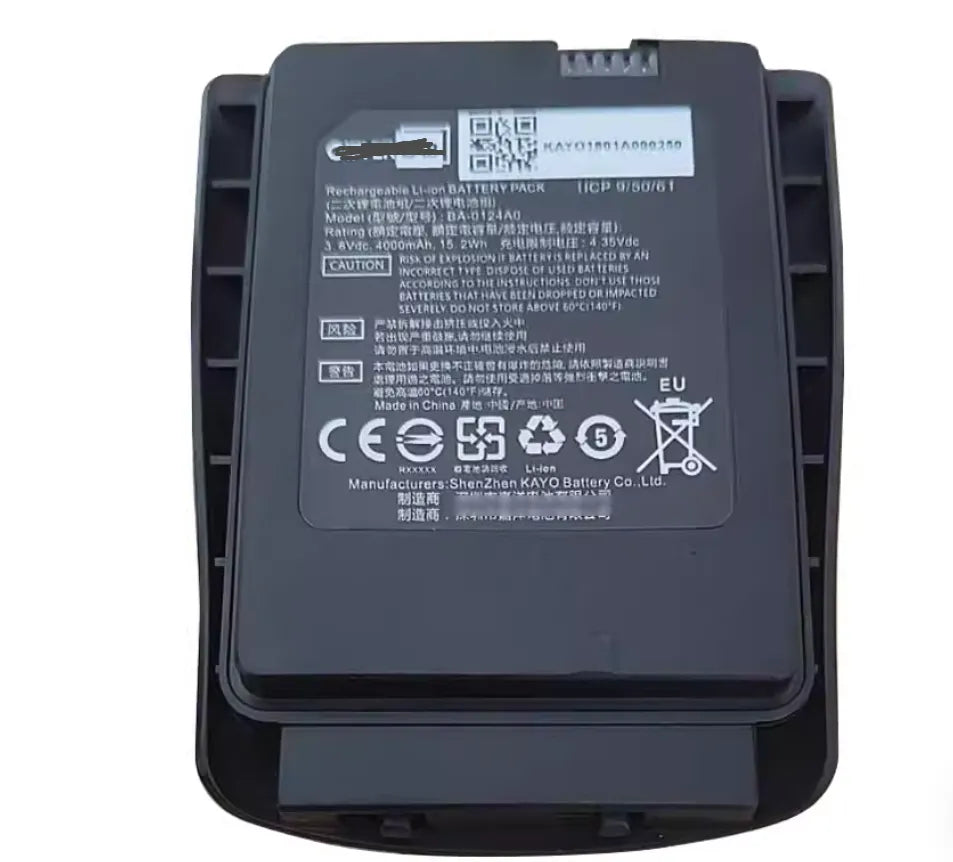 Replacement CipherLab RK25 RK26 Scanner BA-0124A0 BA-0126A0 battery