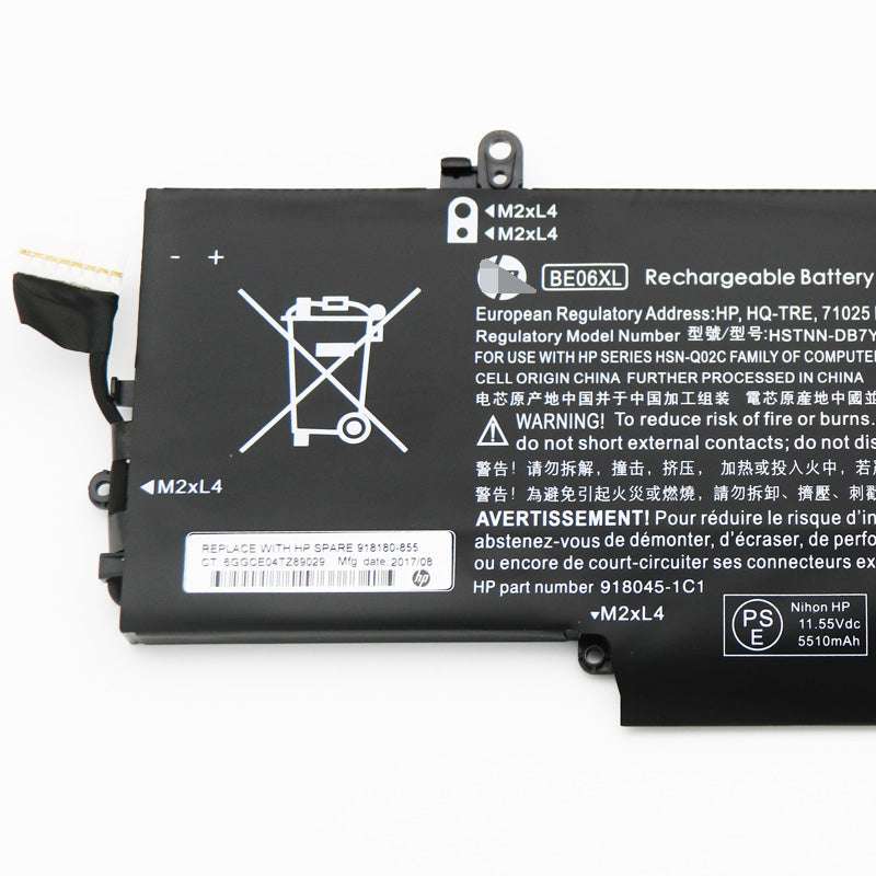 Hp BE06XL 918045-1C1 HSTNN-DB7Y HSTNN-IB7V Replacement Battery