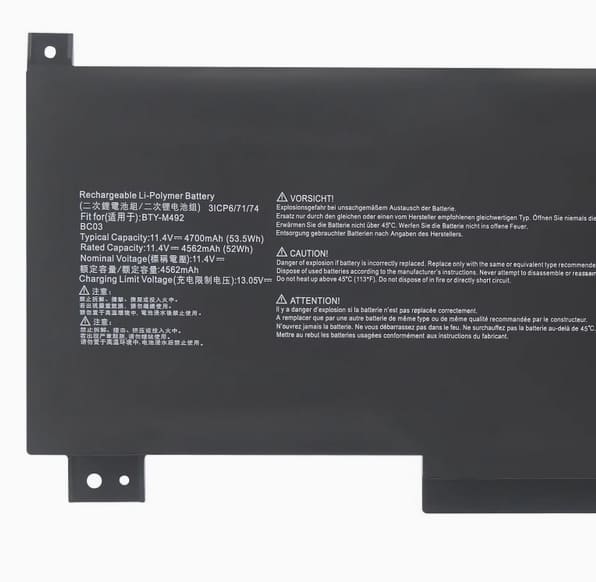 MSI Katana 17 B13VGK、Creator M16 A12UD-647MY MS-158N用BTY-M492バッテリー