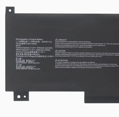 MSI Katana 17 B13VGK、Creator M16 A12UD-647MY MS-158N用BTY-M492バッテリー