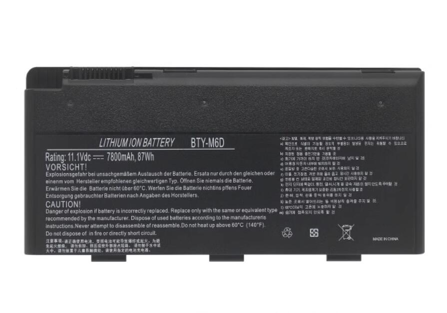 MSI GT663-415NE GX70 3BE GX680 シリーズ用 BTY-M6D 交換用バッテリー