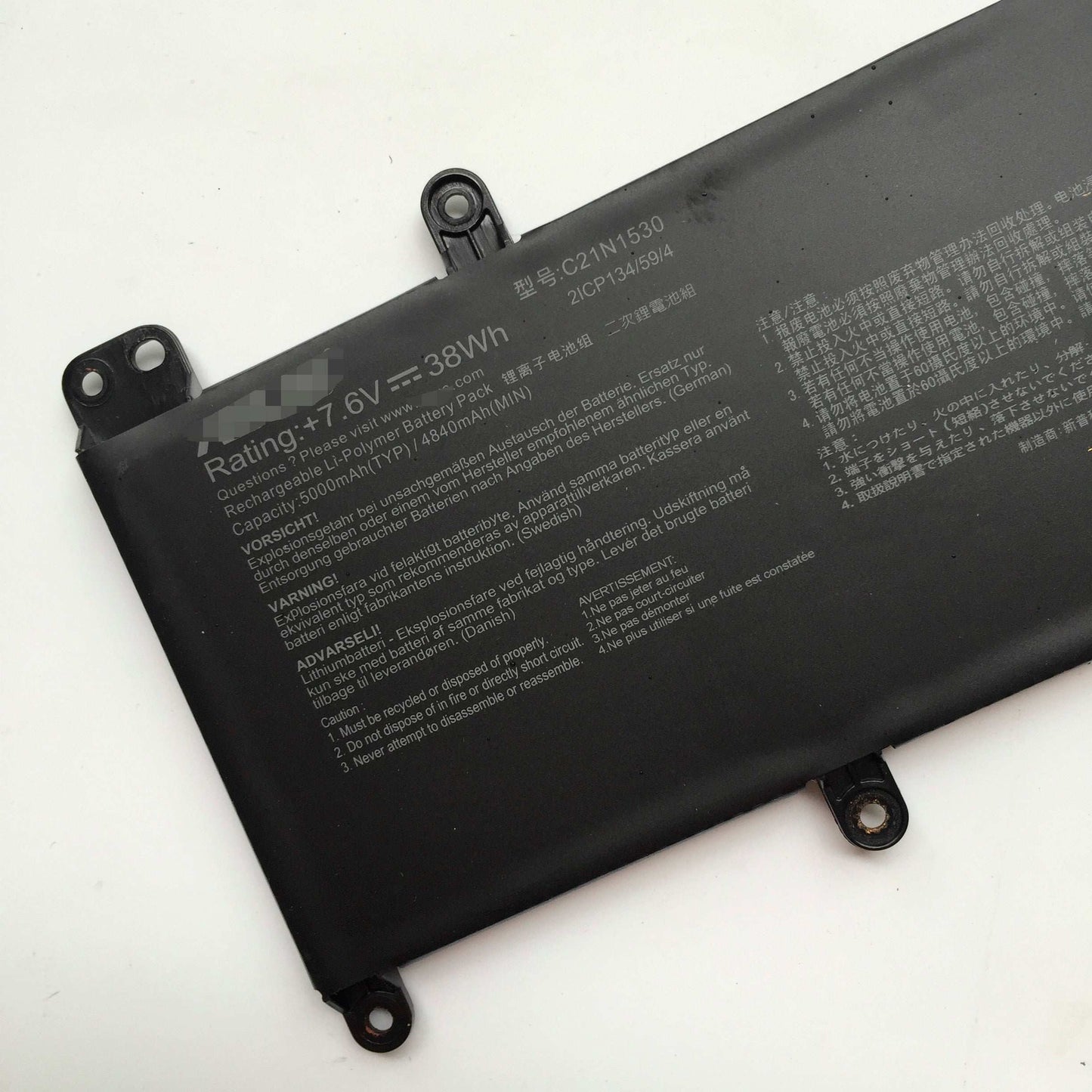 Replacement Asus Chromebook C202SA C202 C21N1530 38Wh Battery