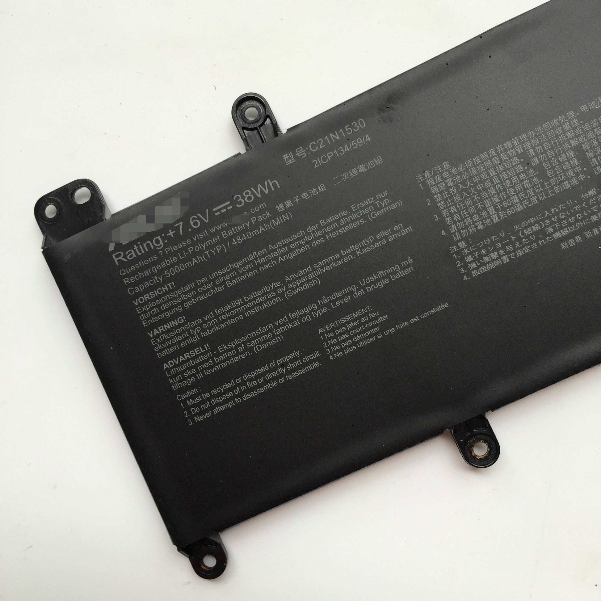 Replacement Asus Chromebook C202SA C202 C21N1530 38Wh Battery