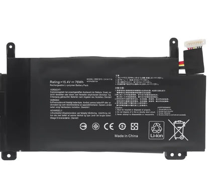 Replacement Asus C41N1716 ROG STRIX S7BS S7B S7BS GL703GM Laptop Battery
