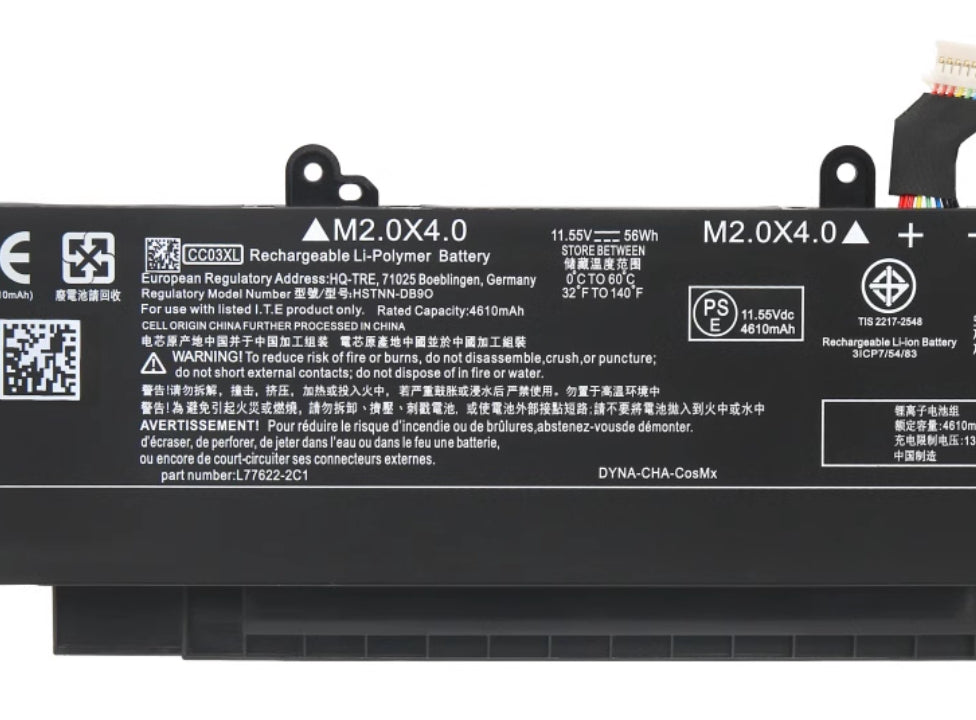 CC03XL Battery for Hp Elitebook 835 G7 24Z93EA, Elitebook 840 G7 1C8P2UT HSTNN-LB8Q