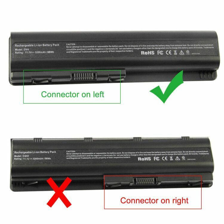 EV06 Battery for Hp HSTNN-CB72 Pavilion G50 G60 G61 G70 G71 DV4