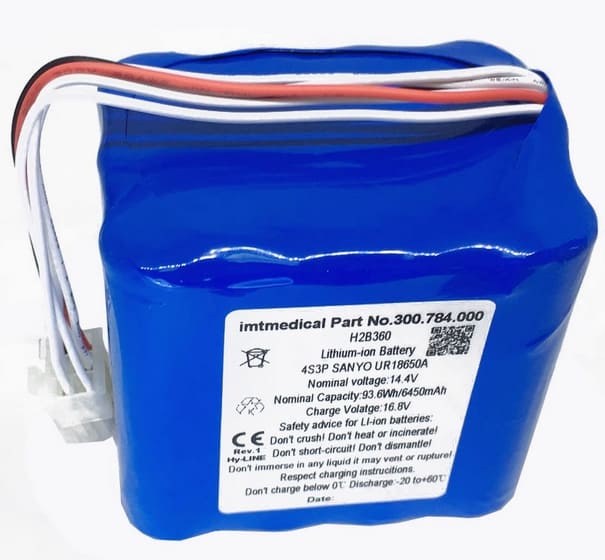 H2B360 Replacement Battery for Bella Vista 1000 300.784.00 6450mAh