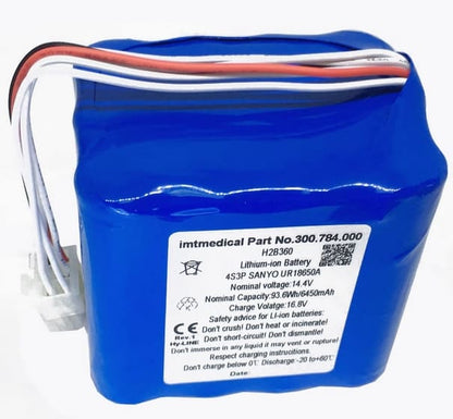 H2B360 Replacement Battery for Bella Vista 1000 300.784.00 6450mAh