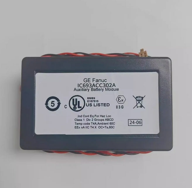GE FANUC IC693ACC302A IC693ACC302B IC693ACC302AB Auxiliary Battery