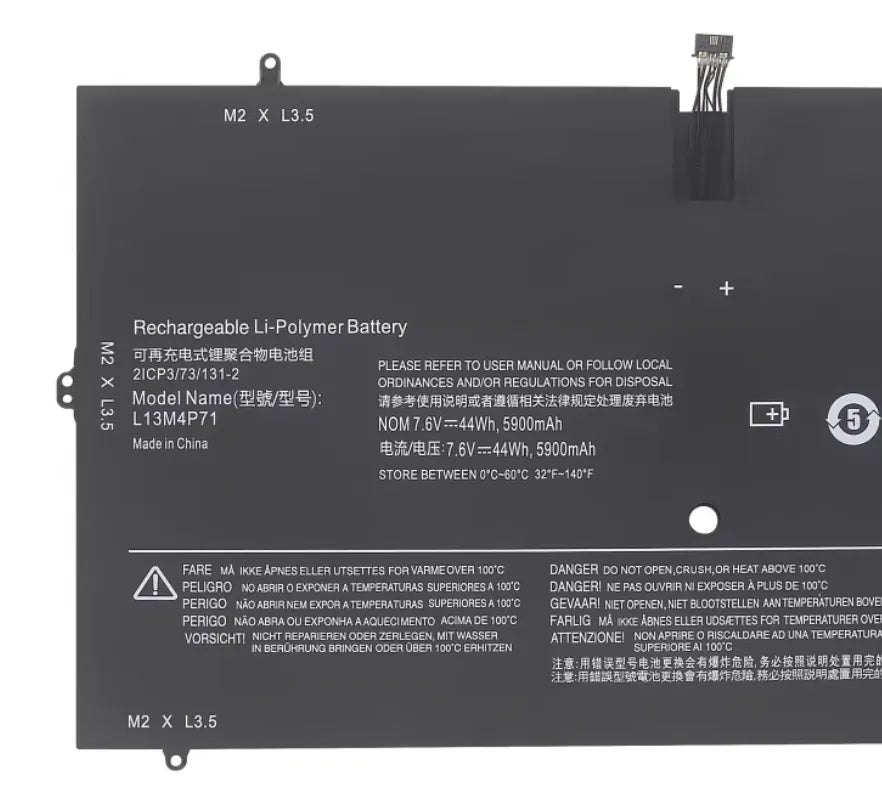 Replacement Lenovo 5B10K10181 L13M4P71 L14S4P71 Yoga 3 Pro-1370 Battery