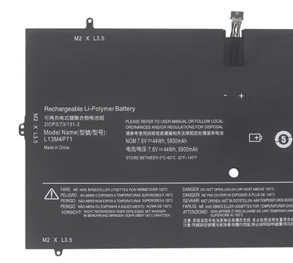 Replacement Lenovo 5B10K10181 L13M4P71 L14S4P71 Yoga 3 Pro-1370 Battery
