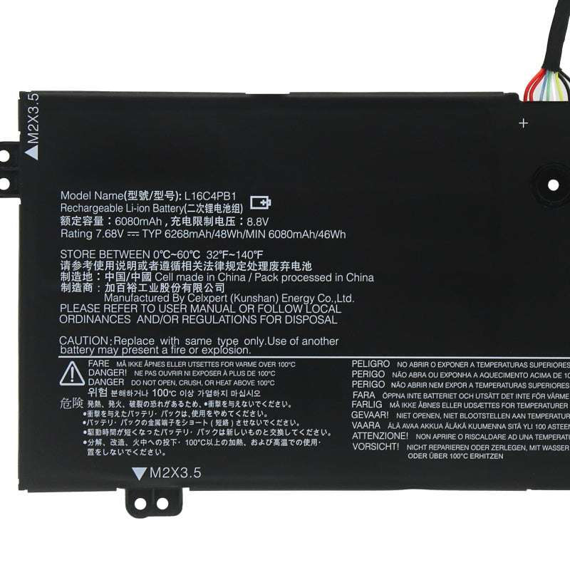 Lenovo L16C4PB1 L16L4PB1 L16M4PB1 YOGA 730-13IKB Battery