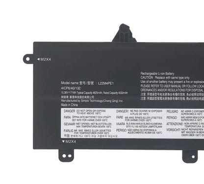 Lenovo L22M4PE1  L22B4PE1, L22C4PE1, L22D4PE1, L22L4PE1 Replacement Battery