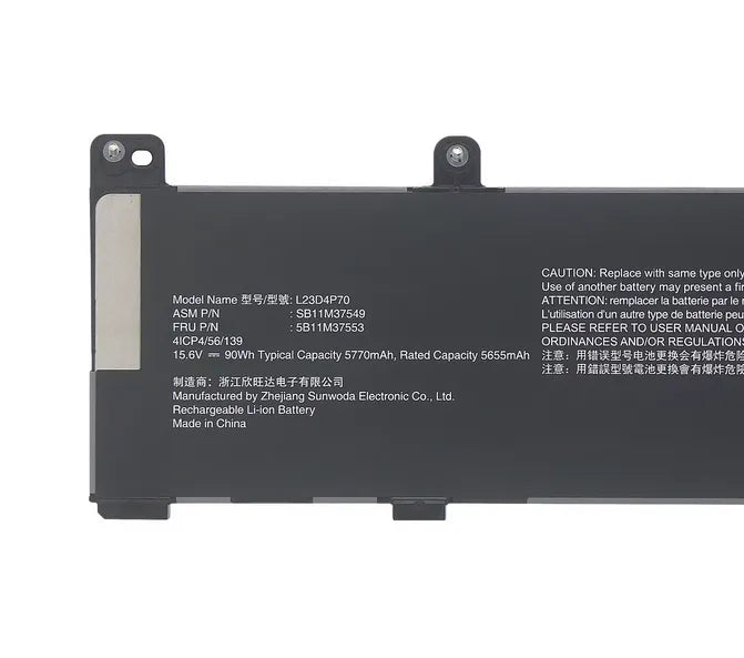 Replacement Lenovo L23D4P70 L23C4P70 ThinkPad P1 Gen 7 P1 16 Gen 8 Battery