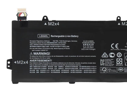 Hp LG04XL L32654-005 HSTNN-IB8S L32535-141 L32535-1C1 68Wh 15.4V バッテリー