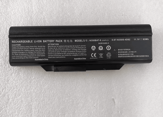 N350BAT-9 Battery for Clevo N350DV N350DW 6-87-N350S-4D8 4D82 N350BAT-6