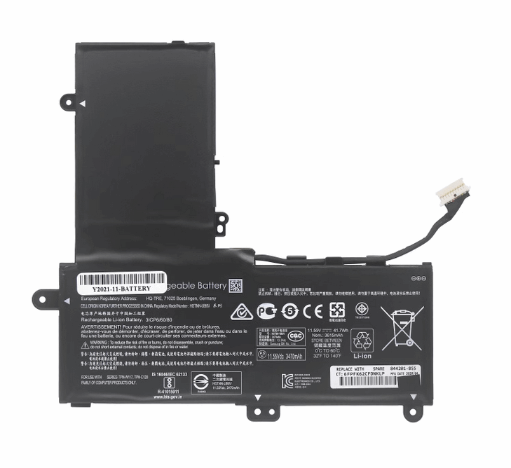 Hp NU03XL 844201-856 HSTNN-DB9H HSTNN-UB6V Battery
