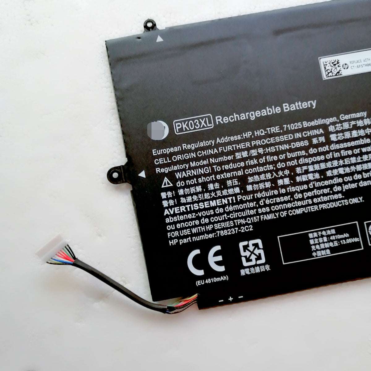 PK03XL Battery For Hp HSTNN-DB6S 788237-2C2 Spectre XT Pro x360 13-4014TU