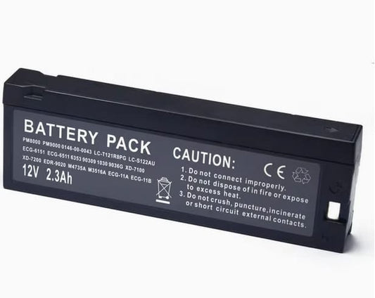 Mindray PM9000, PM8000, Space 90309, 90369, 1030, 1050 patient monitors Battery 