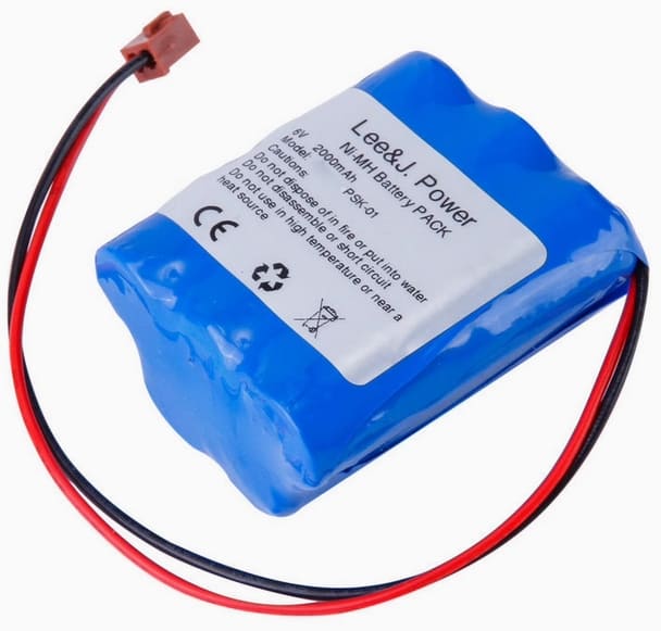 Replacement Nikkiso PSK-01 6V 2000mAh Injection Pump Battery