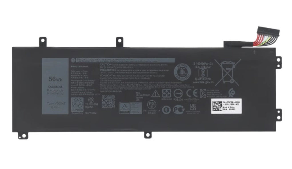 V0GMT Dell Vostro 15 7500 G7 17 7700 11.4V 56Wh 交換用バッテリー