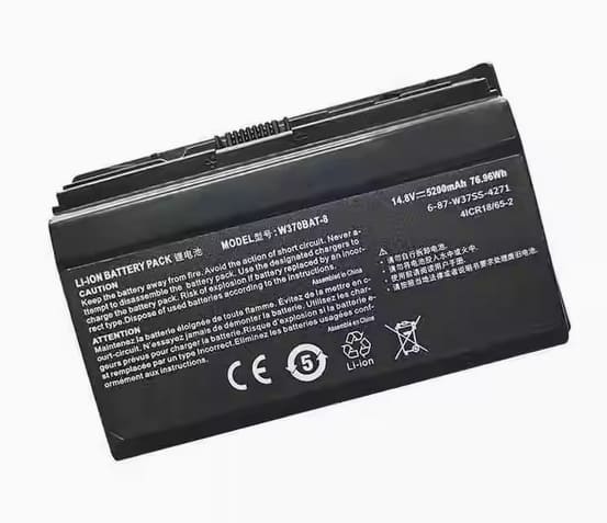 W370BAT-8 Battery for Hasee 660E-I7 D8, K650S-i7, K660E-i7 D1, XMG A723-9OP