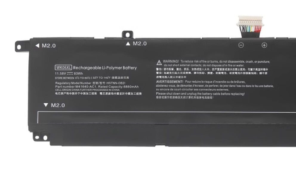 WK06XL 交換用バッテリー (HP HSTNN-OB21 M41711-005 OMEN 17-CK0151NW、17-CK1113NW 用)